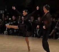 2012WDSFʱվţGrandSlam Latin - solo Jive - Andrey Gusev   Elizaveta Cherevichnaya