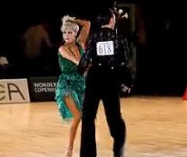 2012WDSF籾soloţGrandSlam Latin - solo Jive - Martino Zanibellato   Michelle Abildtrup