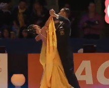 2012WDSF׼Ҷmoshenin -ᷨάްάҲɻEvgeny Moshenin - Genny Favero, ITA  2012 WDSF GrandSlam Standard R4 VW