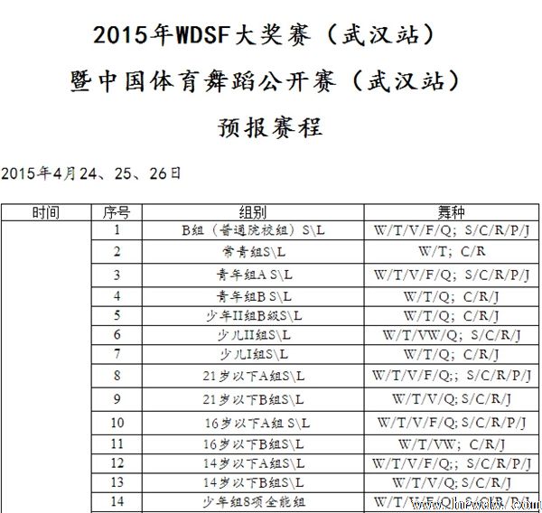 2015WDSF人վй赸人վԤ