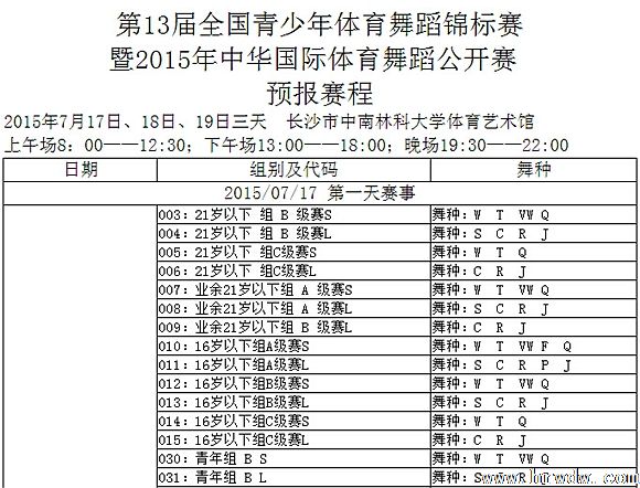 [2015717-19]13ȫ赸2015л赸Ԥ