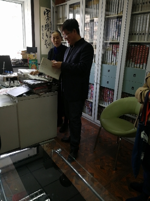 2018年4月26日长春市教育局崔国涛副局长等领导,前来五环舞蹈学校党建